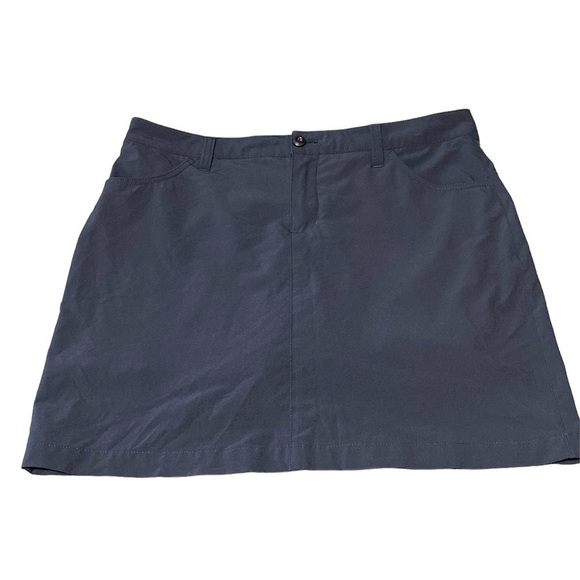 Eddie Bauer Navy Blue Hiking Adventure Skort size 10 - Picture 1 of 8
